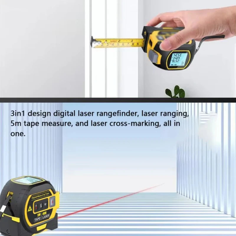 Cinta Métrica láser 3 en 1