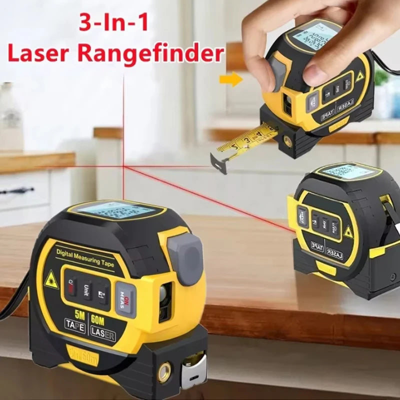 Cinta Métrica láser 3 en 1